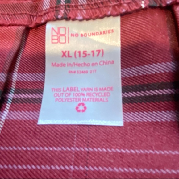 No Boundaries Tennis Skirt Sz M (7-9) Cheer Style w/ Patches NWT - Picture 5 of 6